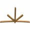 Ekena Millwork Alberta Rough Sawn Timber Gable Bracket, Western Red Cedar, 96"W x 64"H x 4"D x 4"F, 16/12 Pitch GBW096X64X0404ALB00RWR - alternate 2